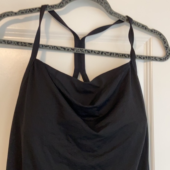 Black CYB lululemon tank top. Open back. Size 6 - Picture 2 of 4